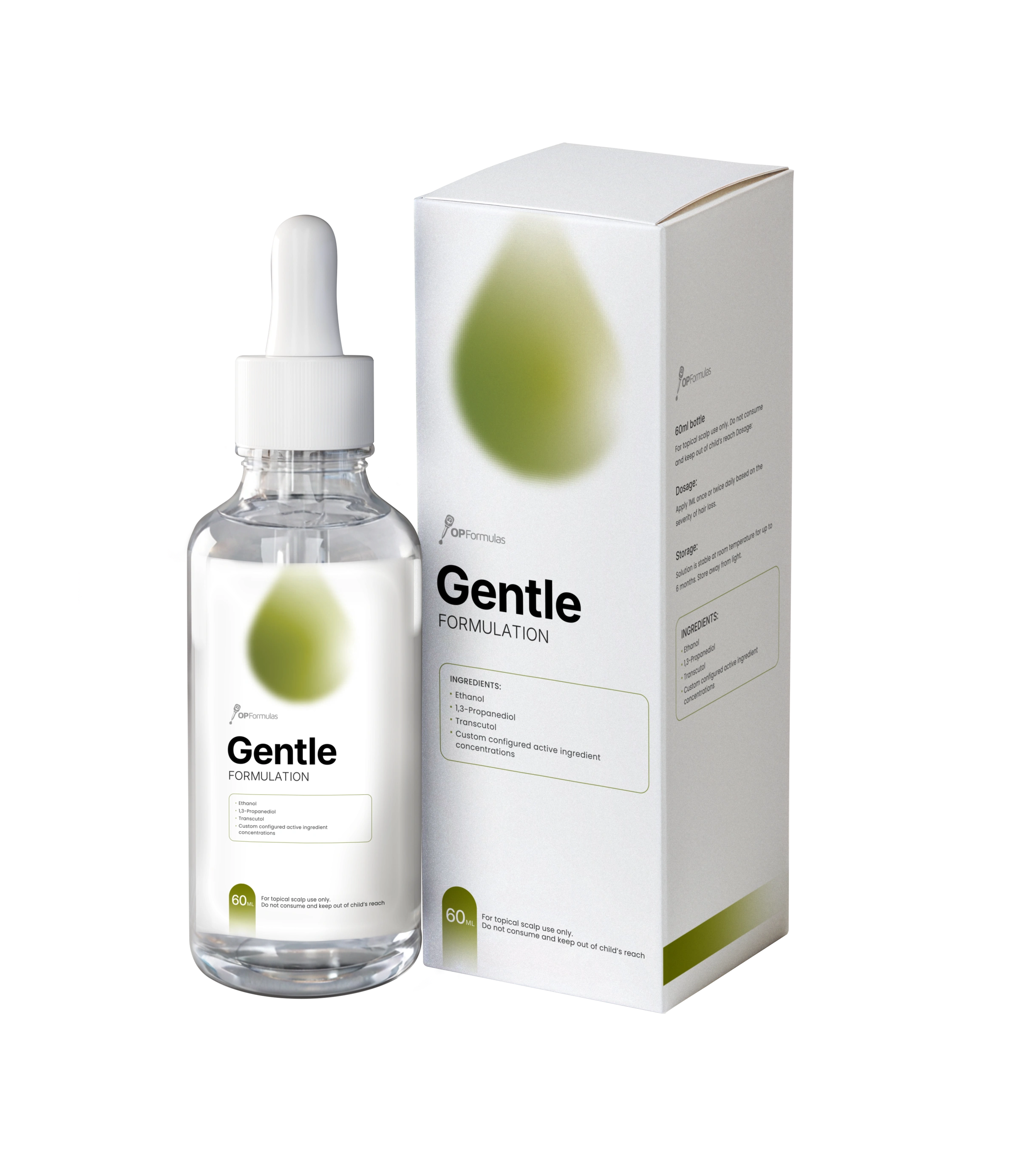 Gentle formulation bottle